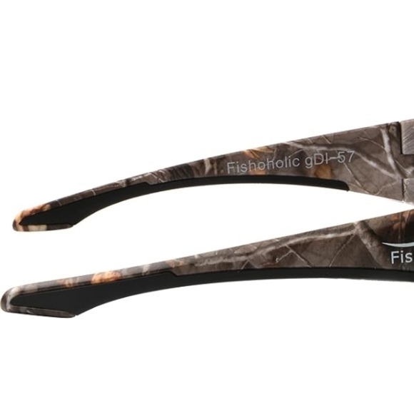 Pro Series Polarized Fishing Sunglasses Rubber Accents UV400 Protection Camo - Picture 5 of 8